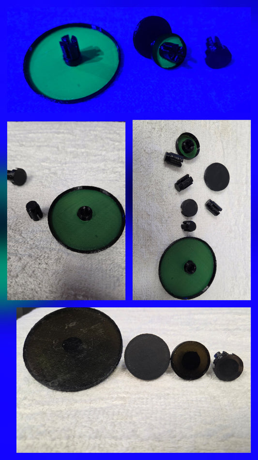 Frag Plugs and Disc 3d Printed