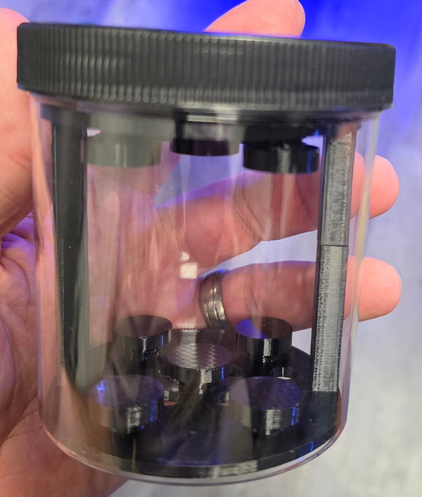 3d Frag plugs and Transport System with removable threaded frag plugs